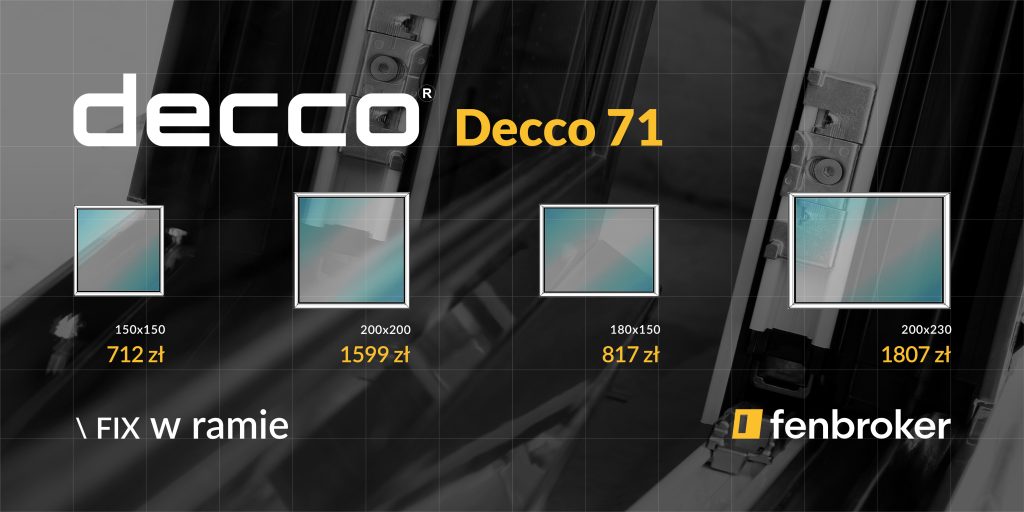 Czy okna PCV Decco to dobry wybór? | Recenzja producenta 2024 - cennik przykładowych konstrukcji decco 71